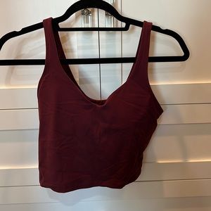 Maroon Lululemon align tank size 8